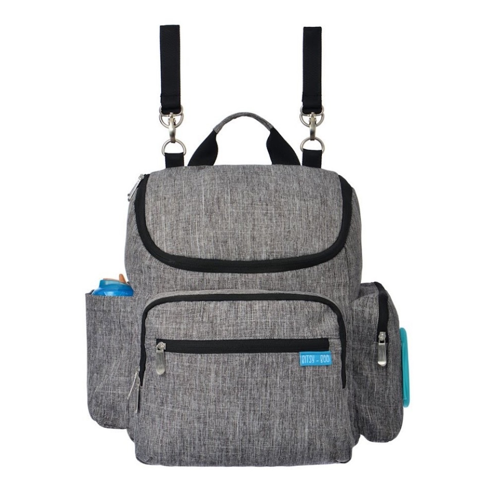 Baby Backpack Diaper Bag Grey
